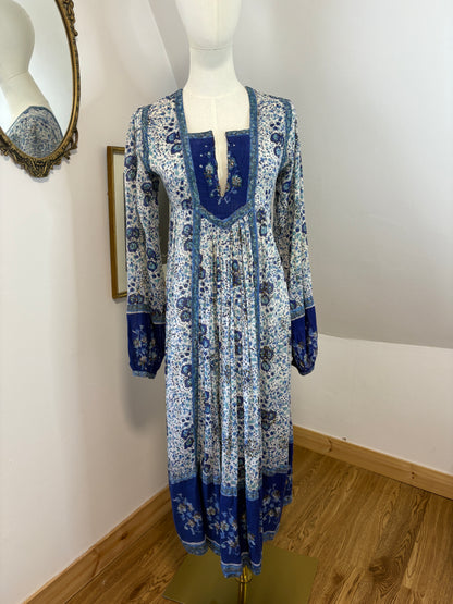 1970’s ‘Interlinks’ Indian Blockprint Dress