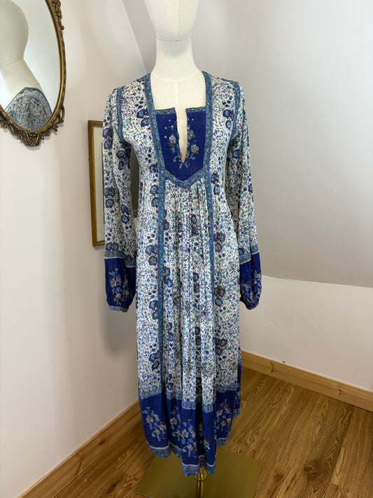 1970’s ‘Interlinks’ Indian Blockprint Dress