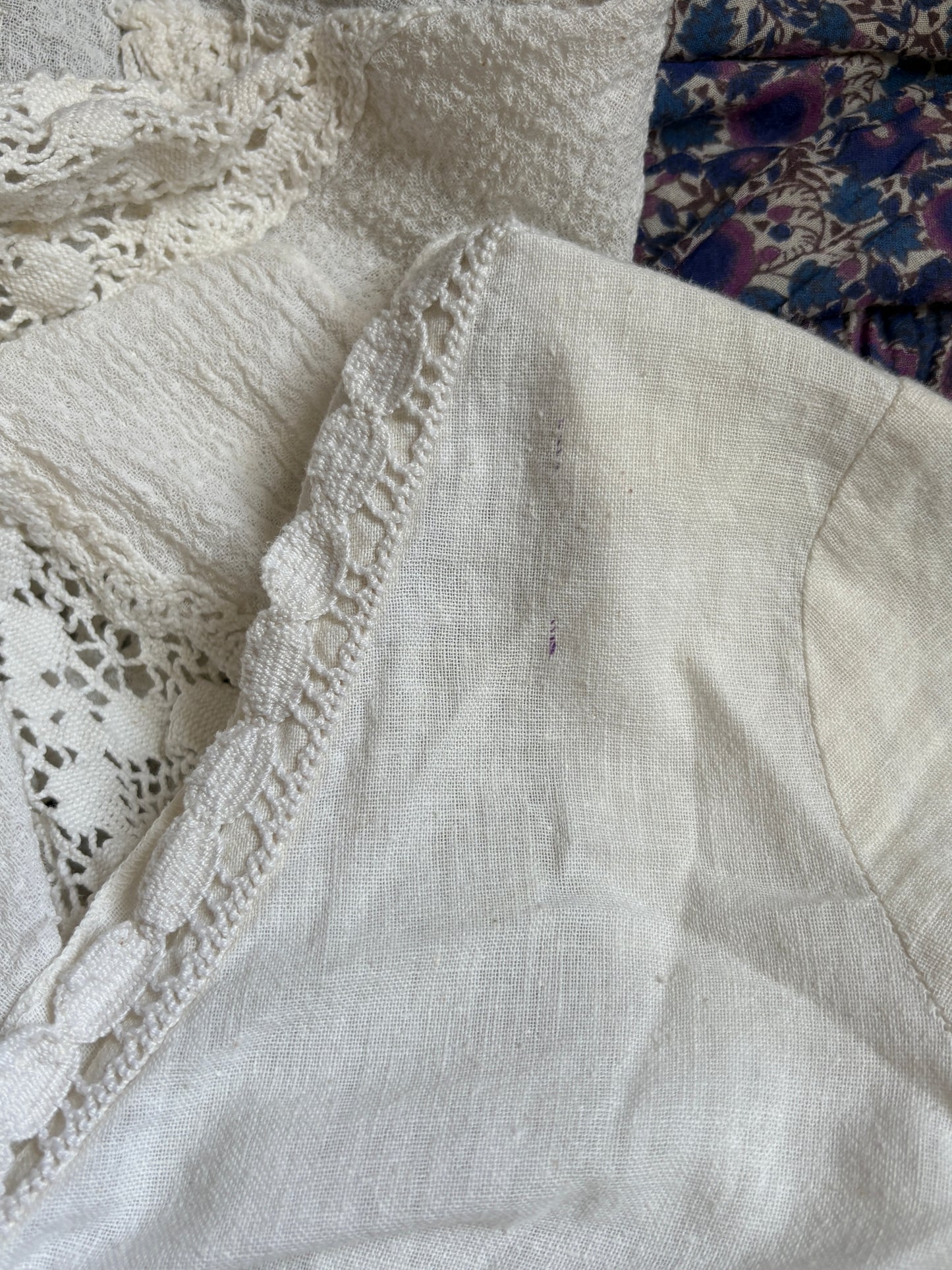 Late 60s Handkerchief Cotton Dress
