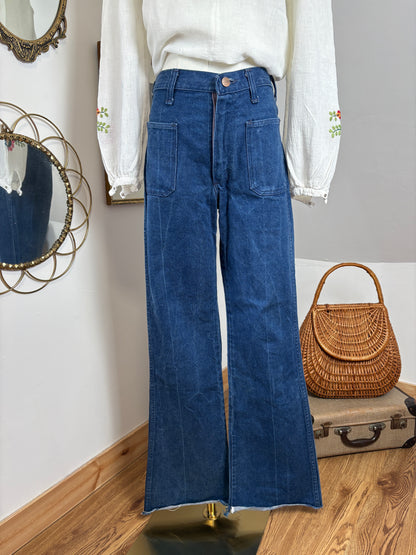 1970s Dark Wash Wrangler Jeans
