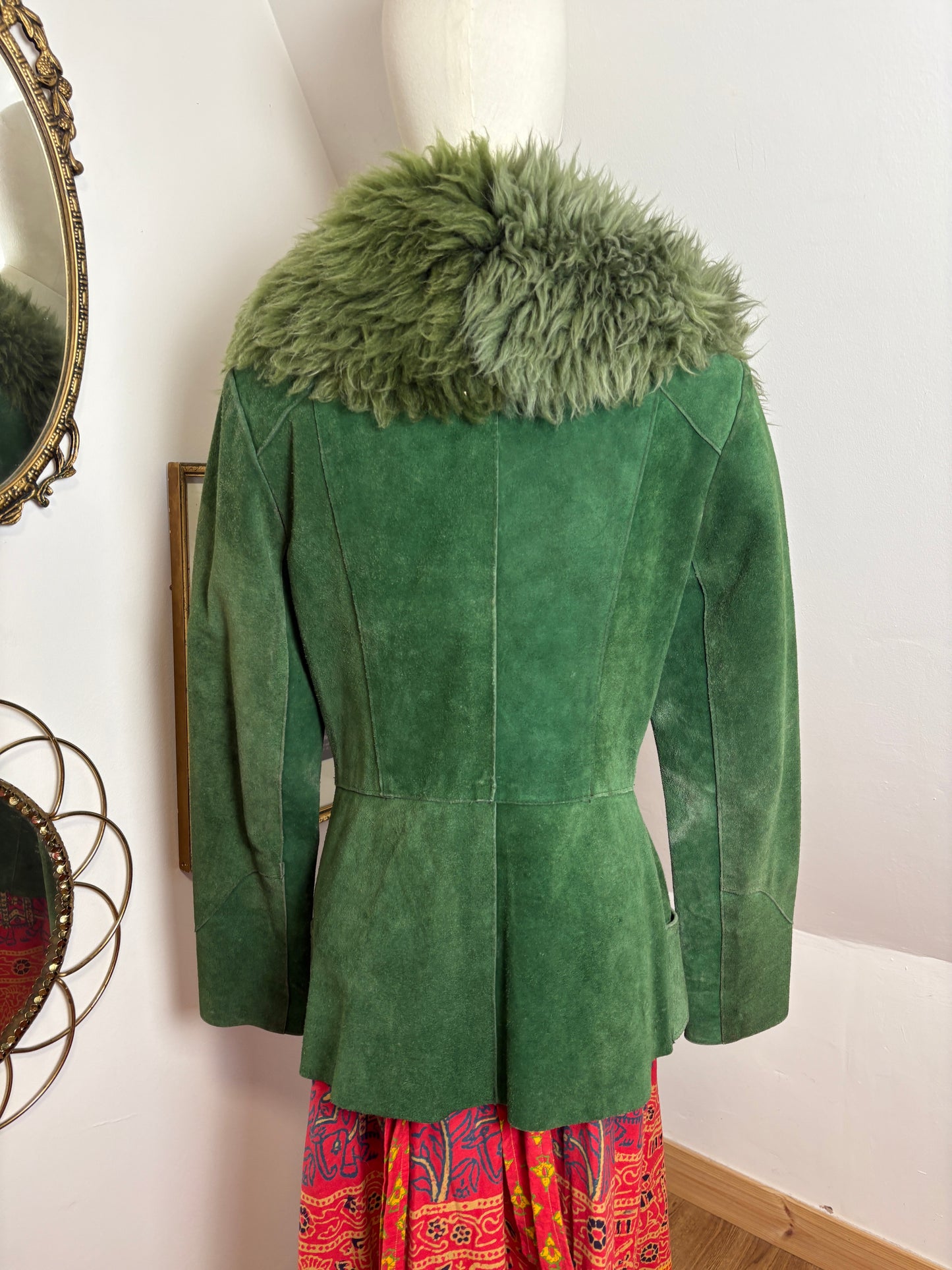 1970s Green Suede Jacket