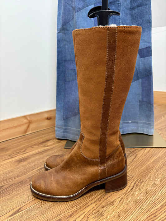 1970s Suede & Leather Campus Boots