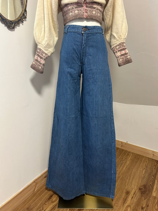 1970s Flared Bellbottom Jeans