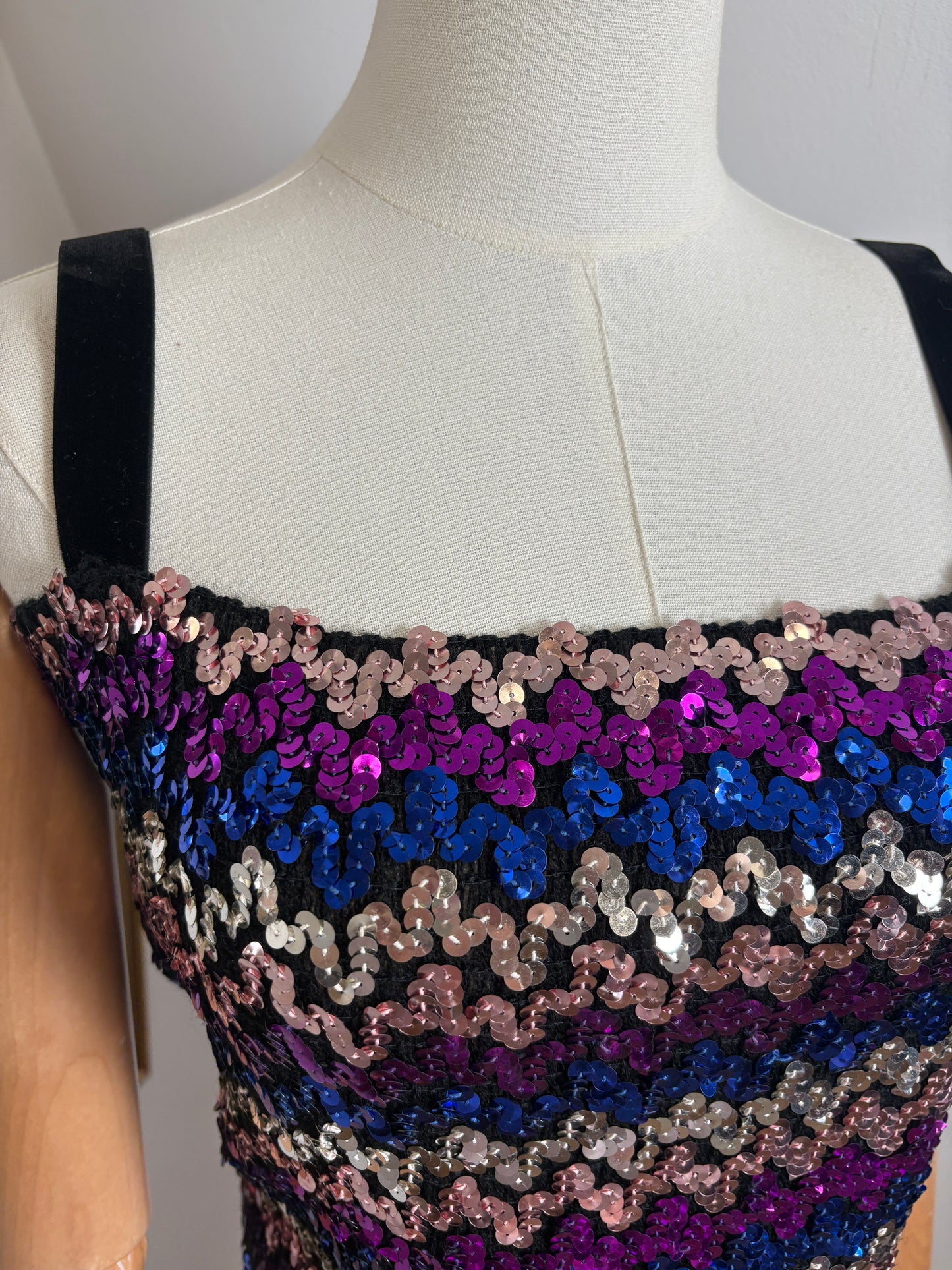 1970s Sequin Tube Top