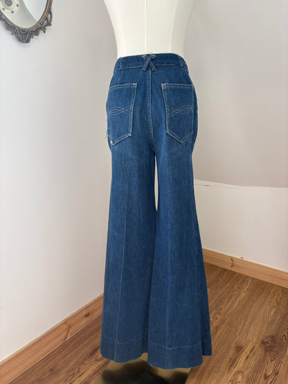 1970’s Dark Wash Flares