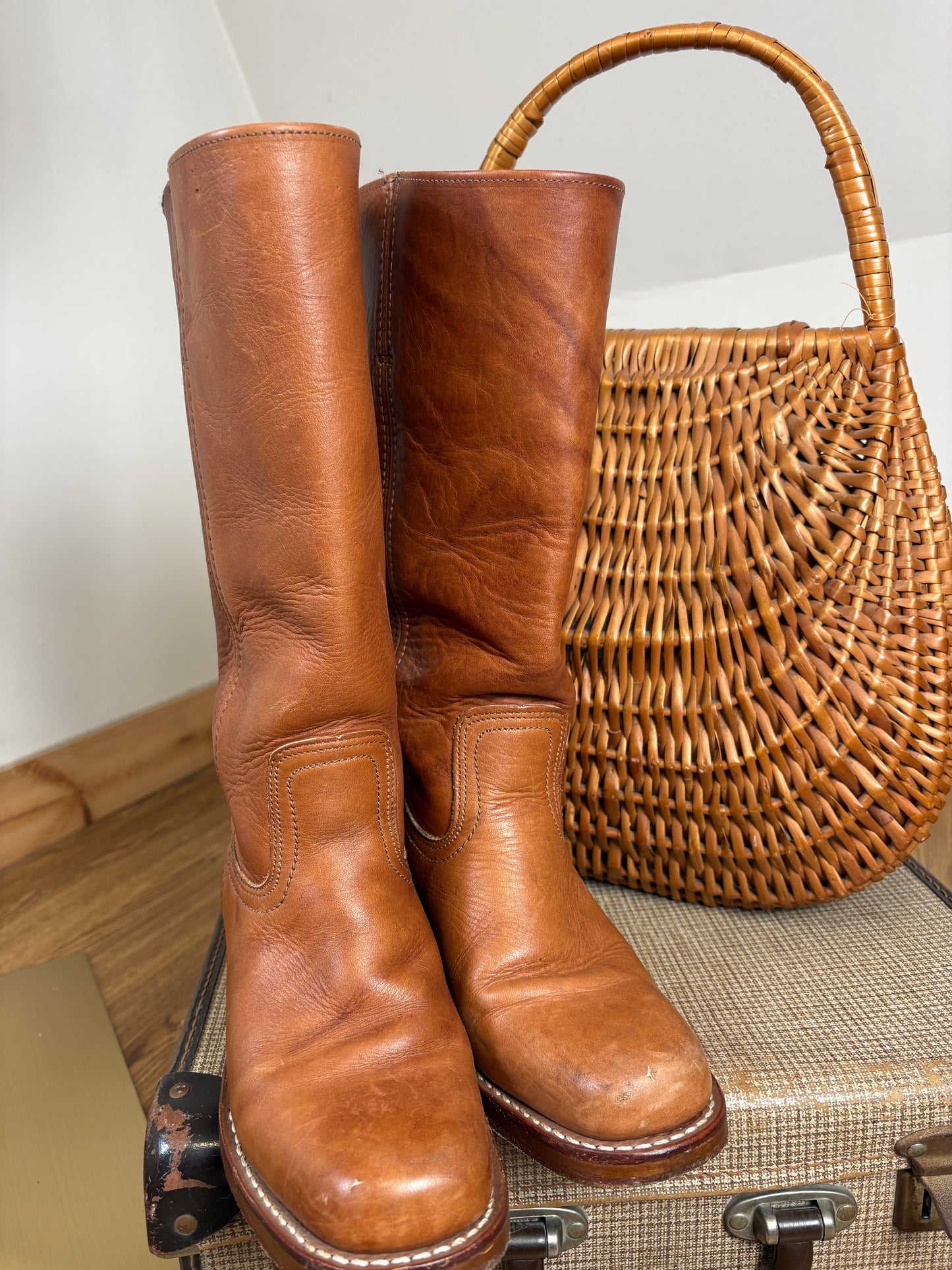 Vintage Frye Campus Boots