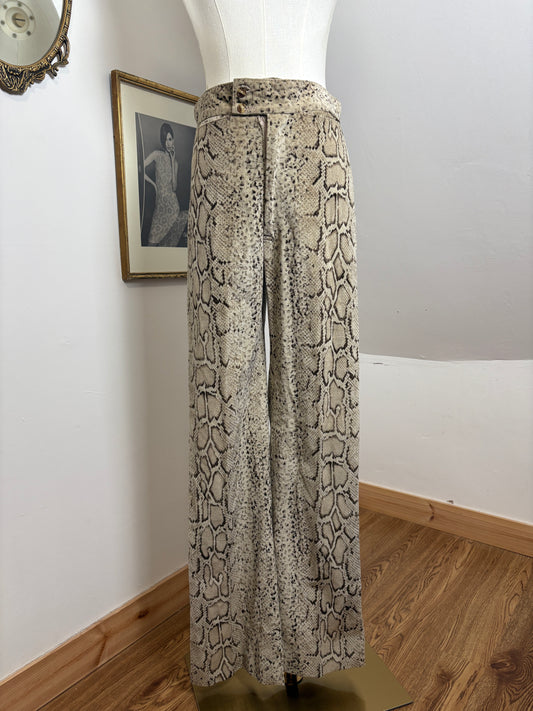 1970s ‘Marshall Lester’ Snakeprint Trousers