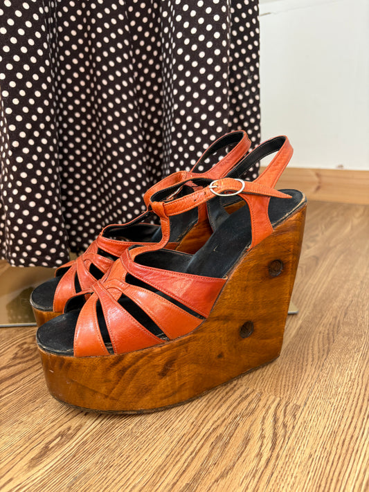 1970s Platform Wedges