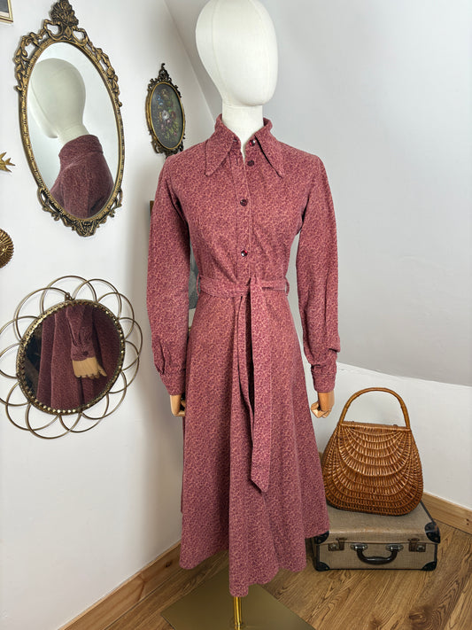 1970s ‘Laura Ashley’ Corduroy Dress