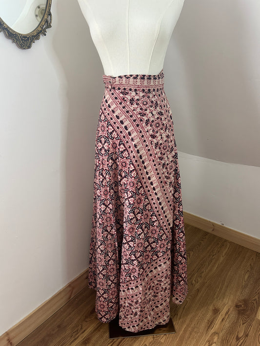 Rare 1970s Ayesha Davar Wrap Skirt