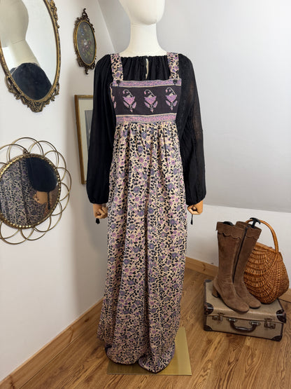 1970s Indian Cotton Jumpsuit