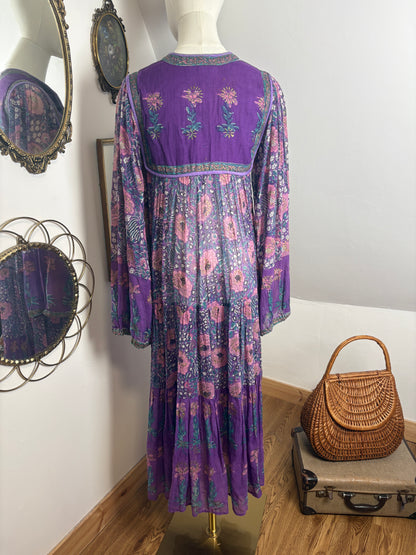 1970s ‘Adini’ Indian Blockprint Dress