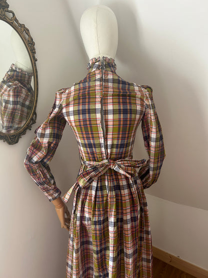 1970s Tartan ‘Travers Tempos’ Dress