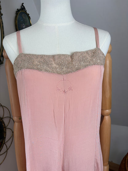 1920s Rayon Step-In Slip
