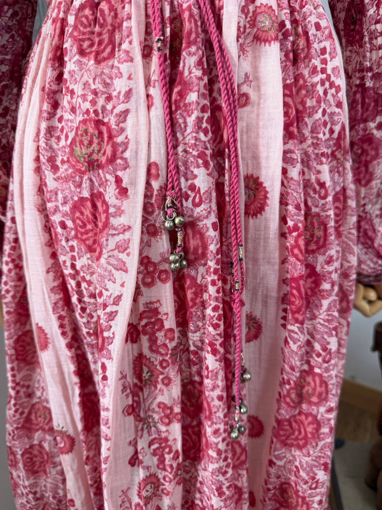 1970s ‘Phool’ Blockprint Shirt & Wrap Skirt