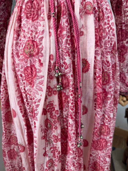 1970s ‘Phool’ Blockprint Shirt & Wrap Skirt