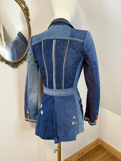 1970’s ‘Miura’ Denim Patchwork Blazer