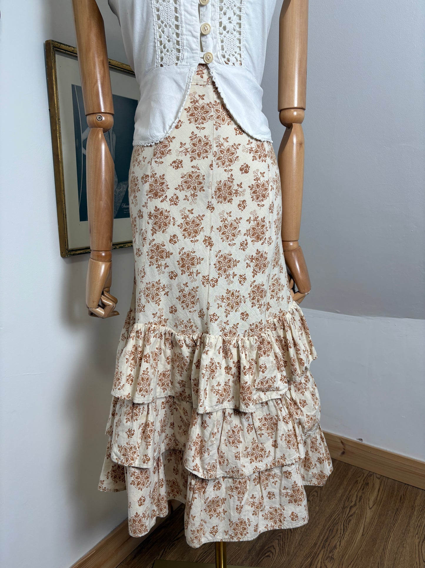 1970s Laura Ashley Skirt