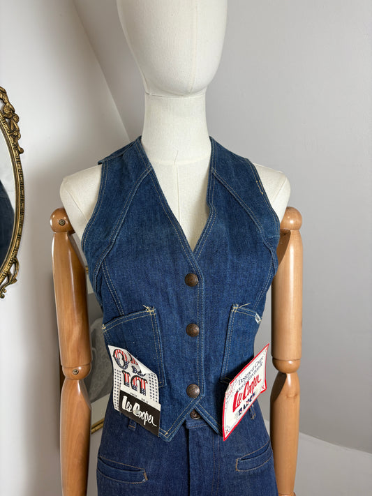 1970s Lee Cooper Denim Vest