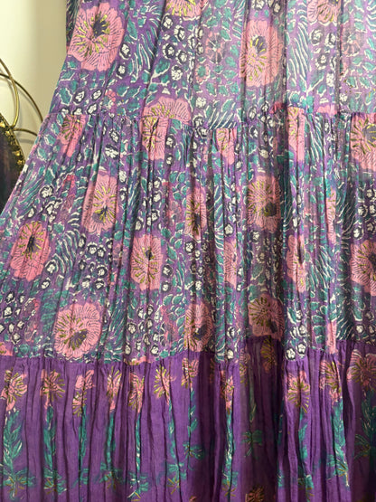 1970s ‘Adini’ Indian Blockprint Dress