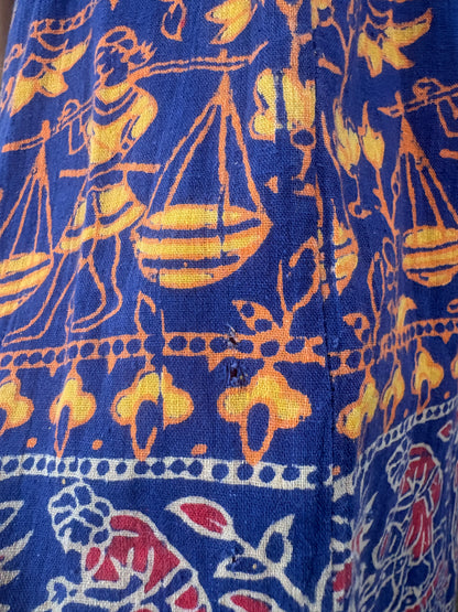 1970s Indian Blockprint Sundress