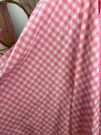 1970s ‘Jean Varon’ Bubblegum Gingham Dress