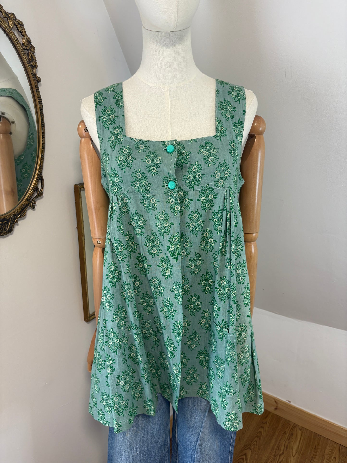 1970’s ‘Ayesha Davar’ Smock Top