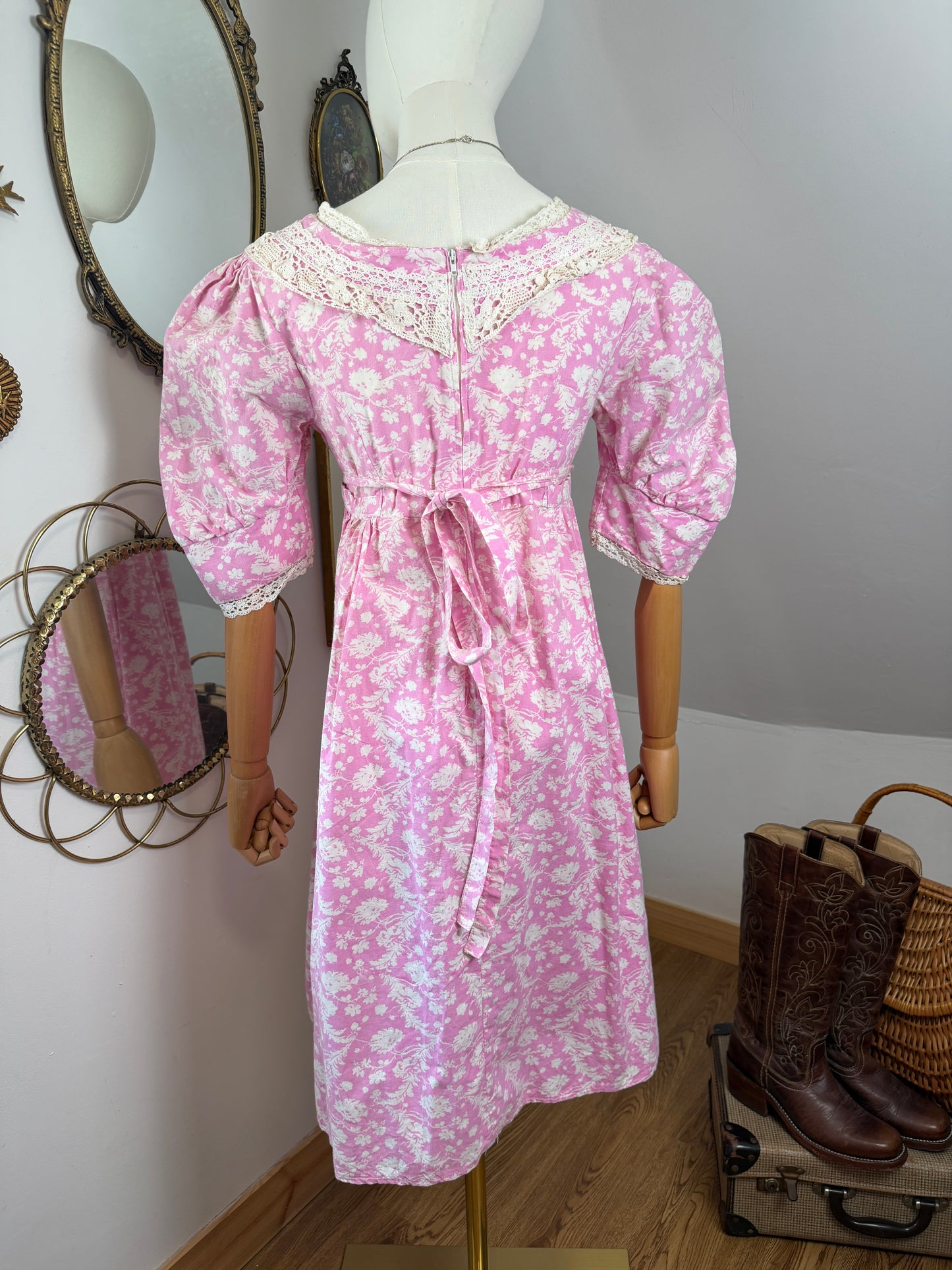 1960s Laura Ashley Midi Dress