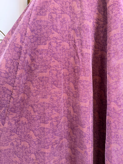 1970s ‘Laura Ashley’ Mythical Beasts Corduroy Pinafore