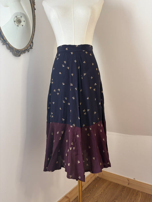 1970s Biba Art Deco Skirt