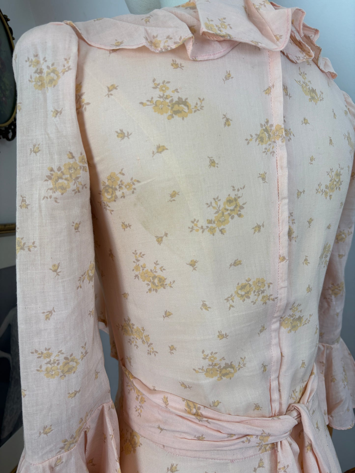 1970s ‘Biba’ Floral Prairie Dress