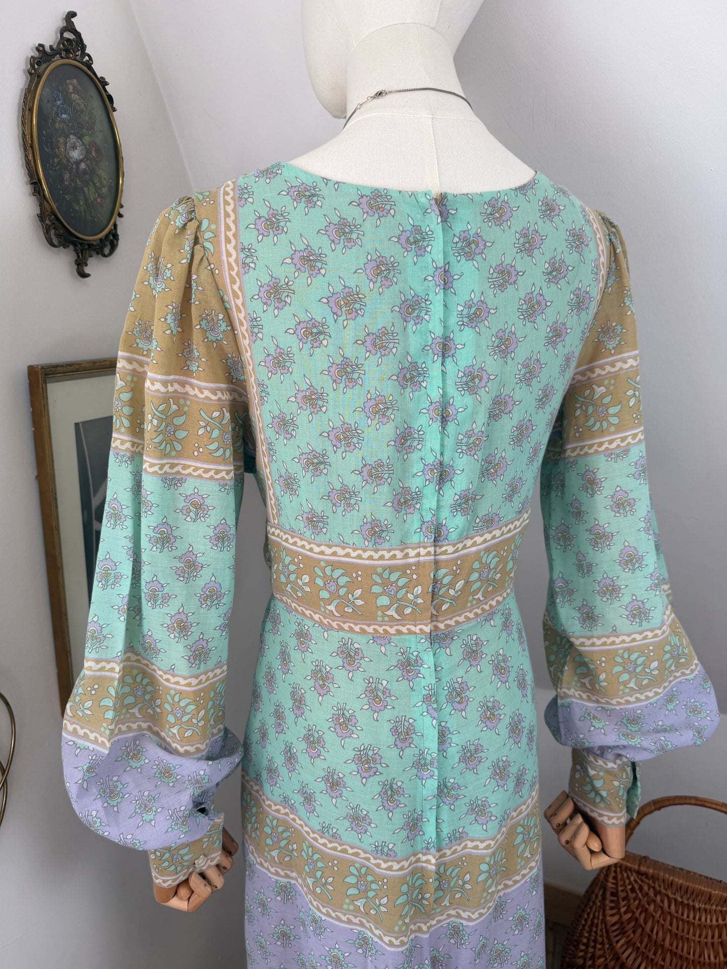 1970s ‘Samuel Sherman’ Bohemian Dress
