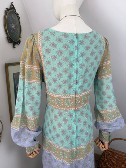 1970s ‘Samuel Sherman’ Bohemian Dress