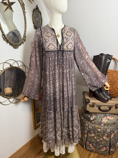 1970s ‘Phool’ Indian Cotton Dress