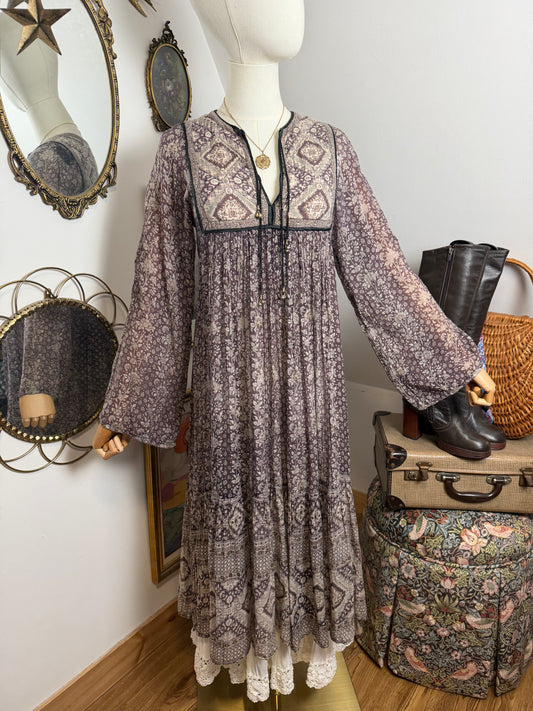 1970s ‘Phool’ Indian Cotton Dress
