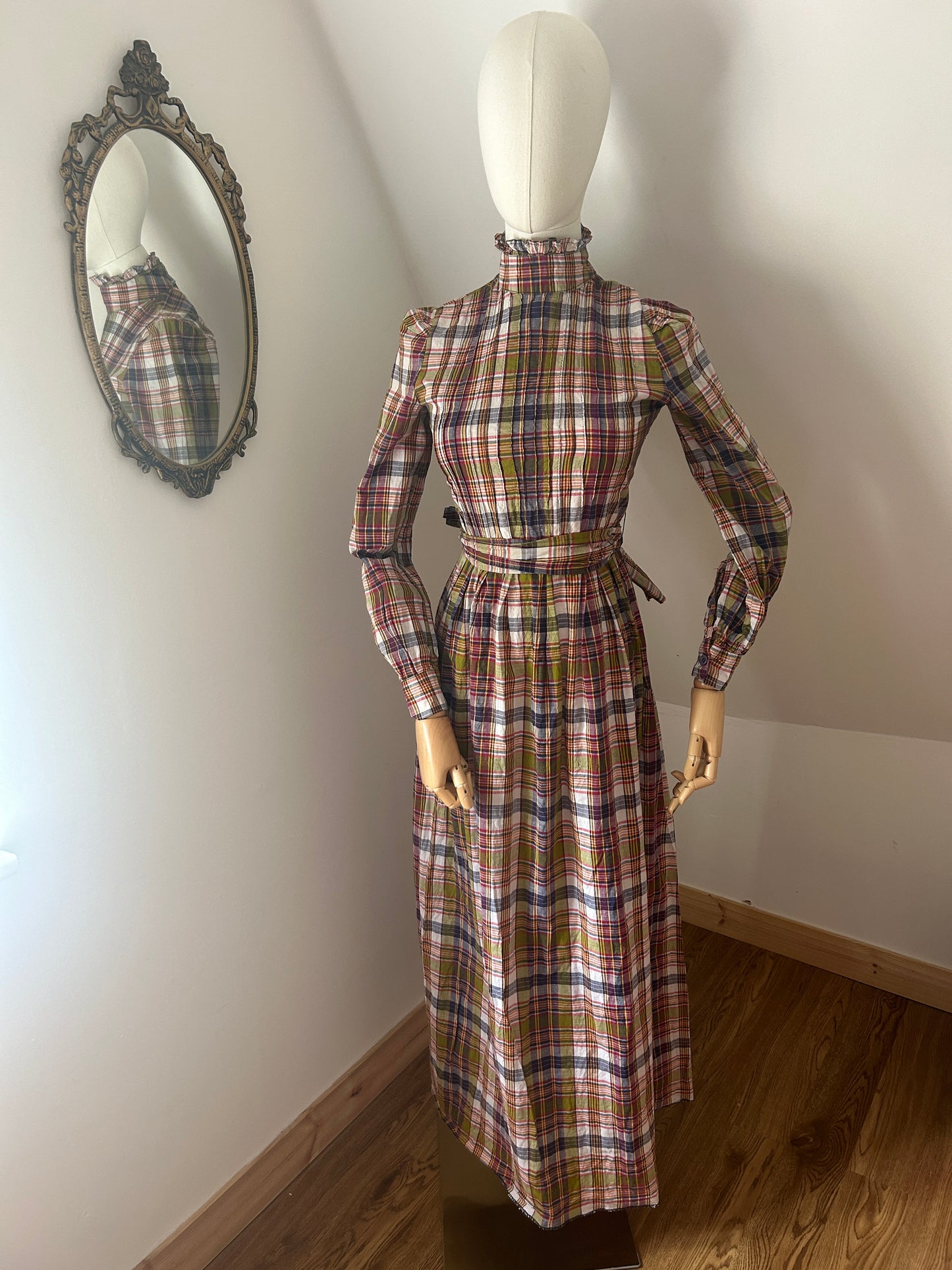 1970s Tartan ‘Travers Tempos’ Dress