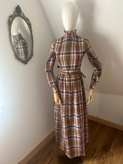 1970s Tartan ‘Travers Tempos’ Dress