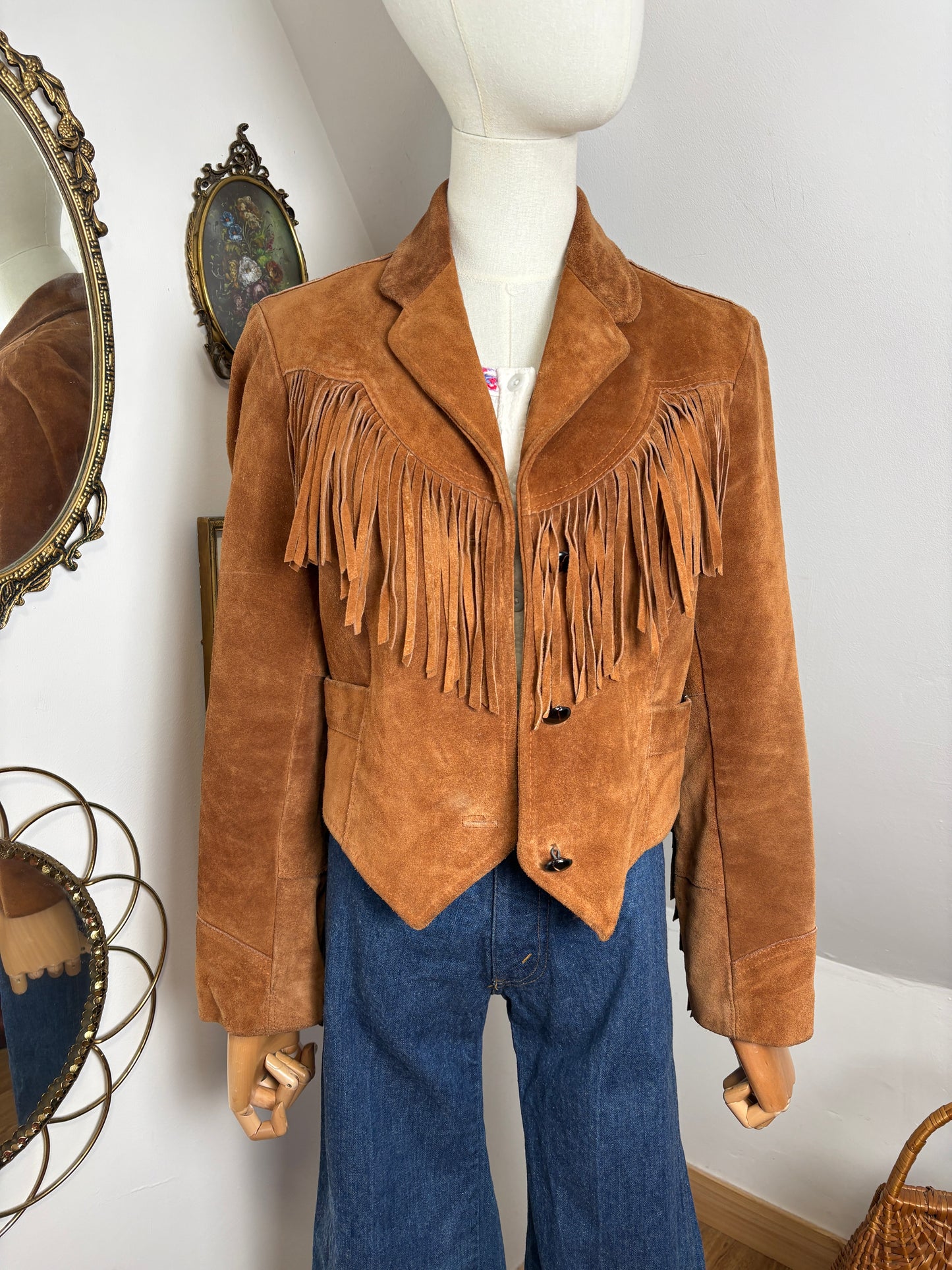 1970s ‘Ms Pioneer’ Fringe Jacket