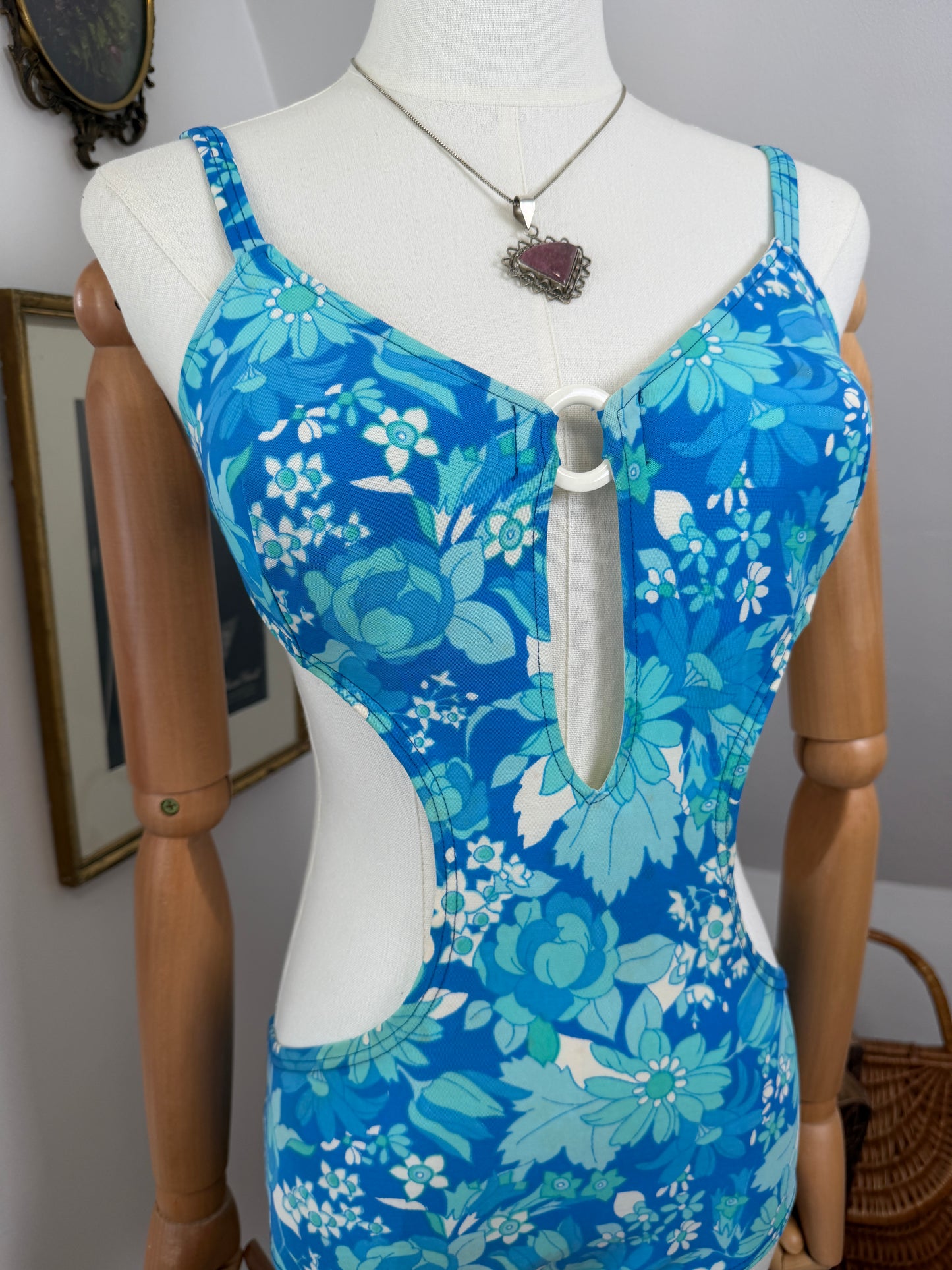 1960s Cut-Out Swimsuit