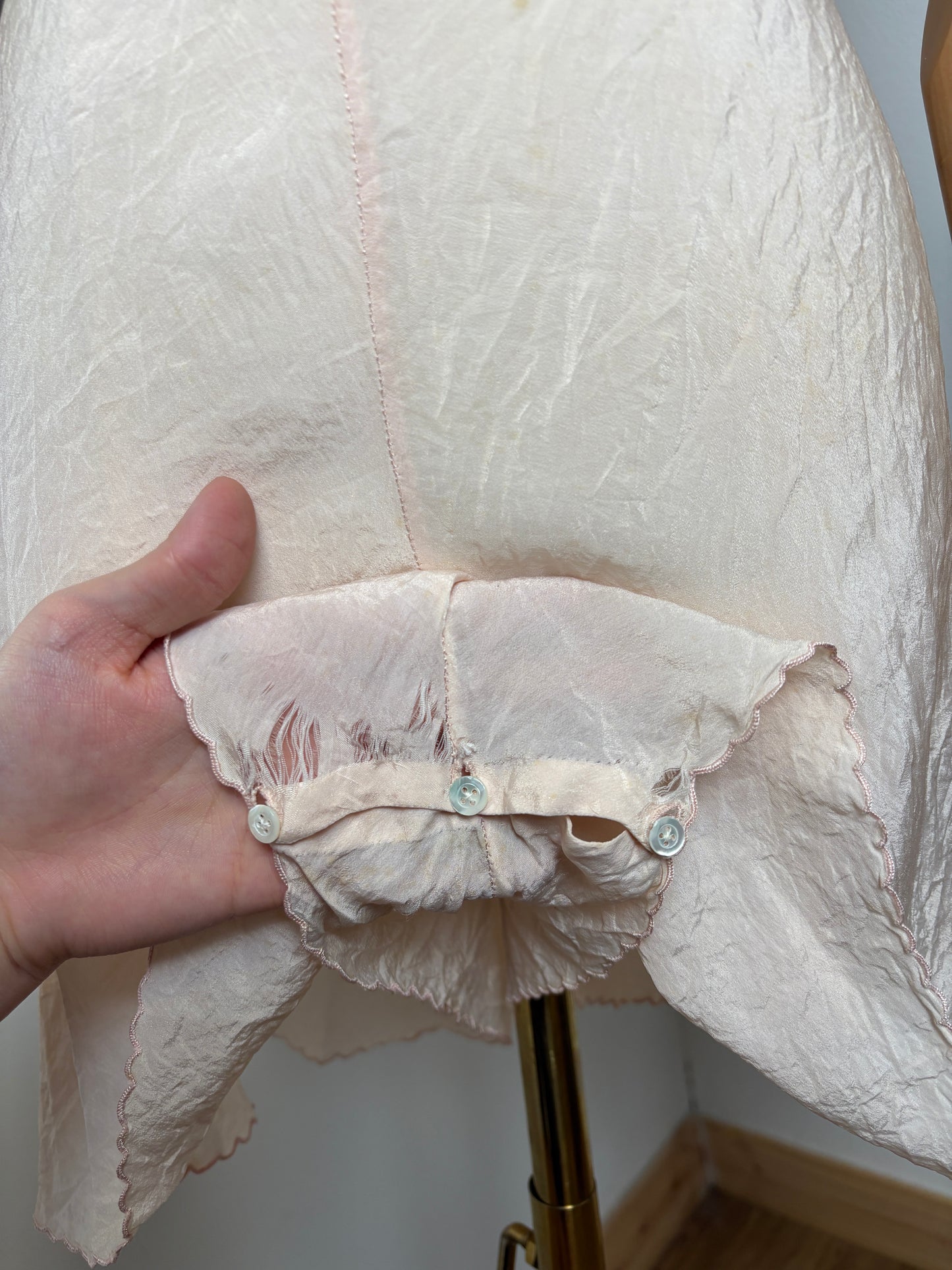 1930s / 40s Silk Crepe Teddy