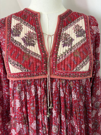 1970’s Indian Blockprint Midi Dress