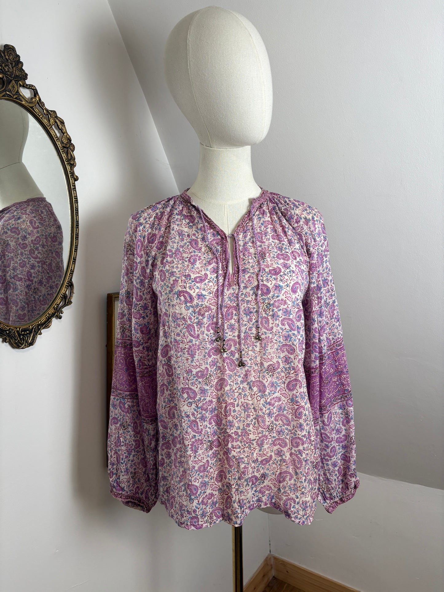 1970’s ‘Phool’ Indian Blockprint Shirt