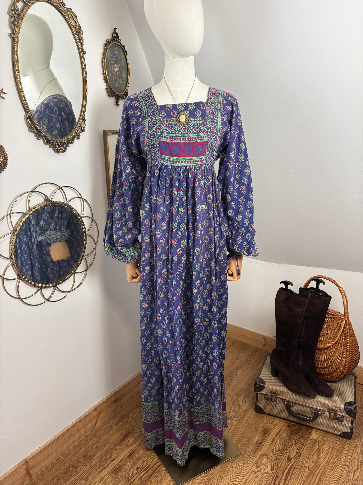 1970s Indian Cotton Dress