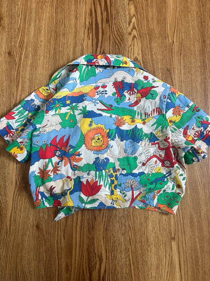 1970s Safari Print Shirt