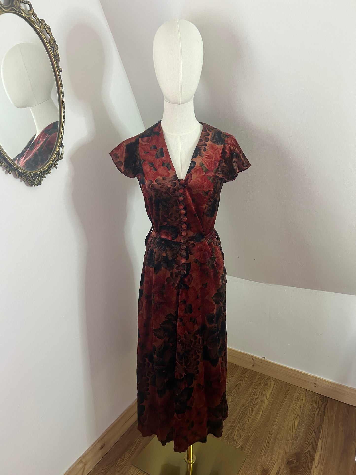 1970s ‘Miss Julie’ Autumnal Maxi