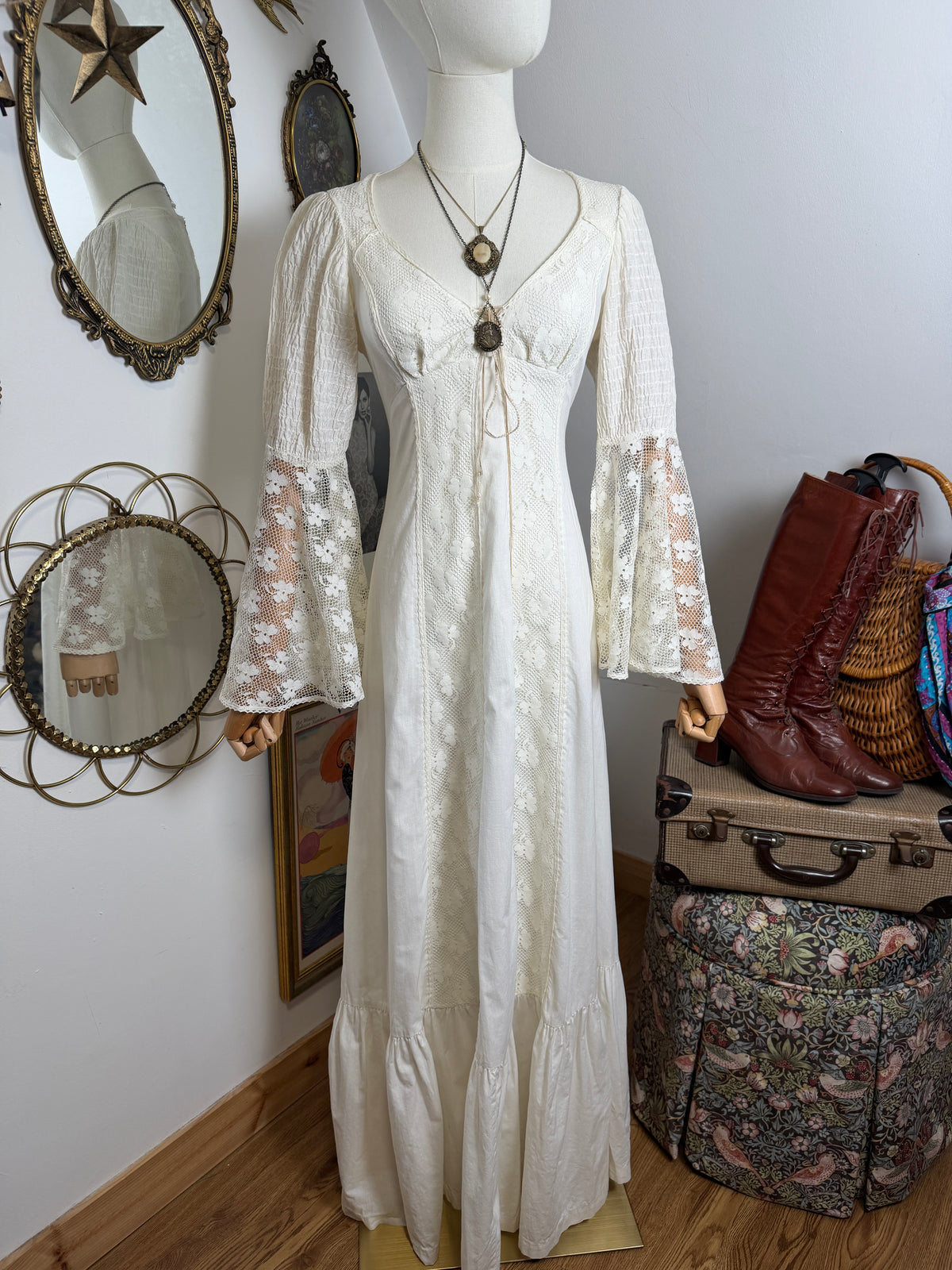 1970s Gunne Sax Inspired Dress