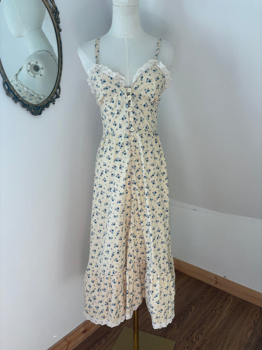 1970’s Cotton Prairie Dress