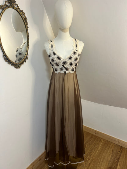 1960s Gown & Slip Set