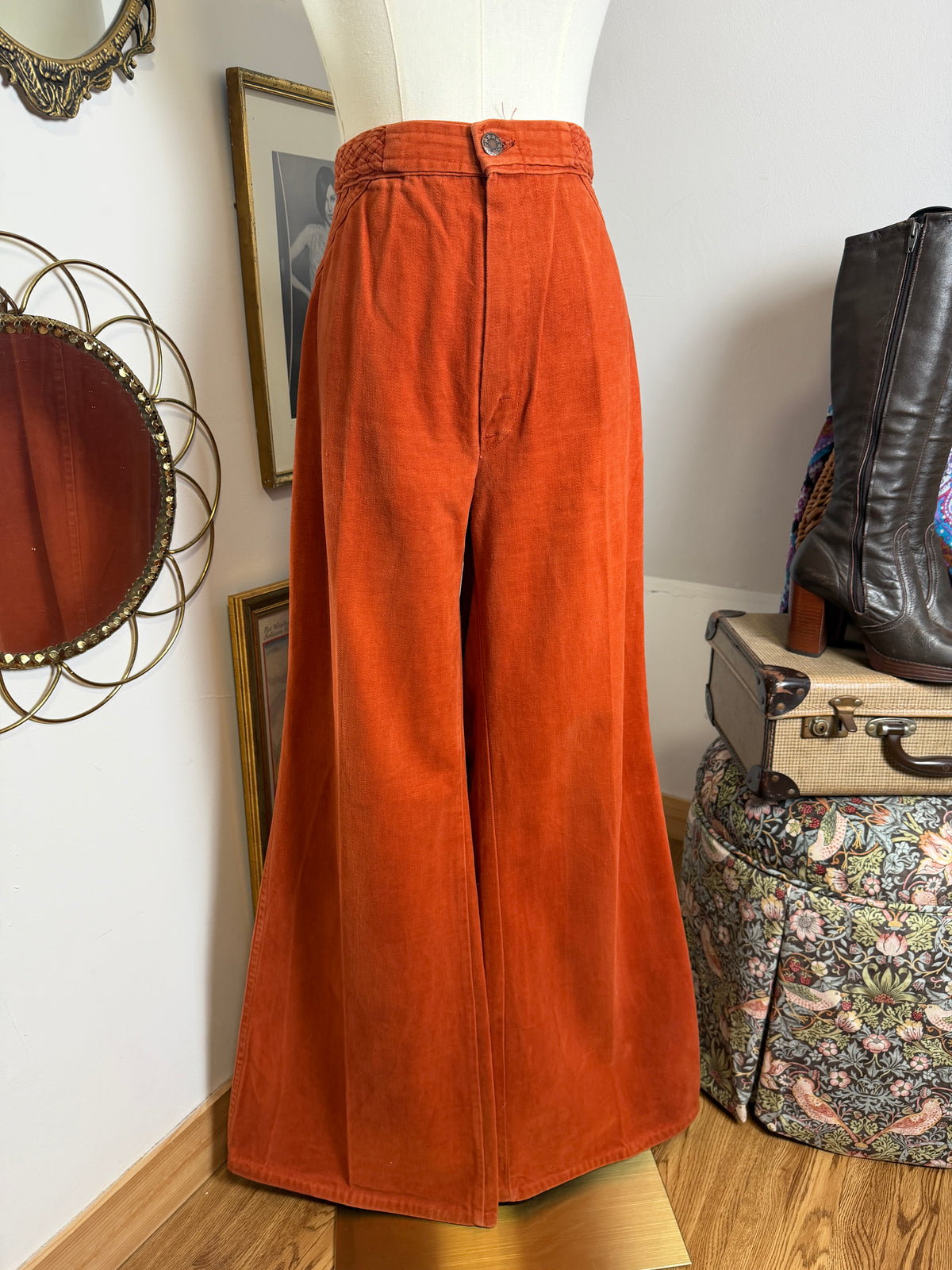1970s Braided Orange Bells