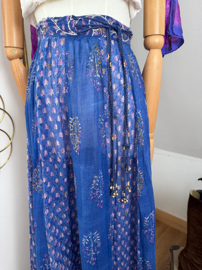 1970s ‘Phool’ Blockprint Skirt